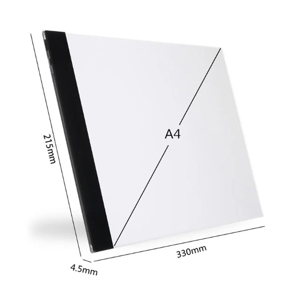 A4 licht bord voor diamond painting & schilderen op nummers