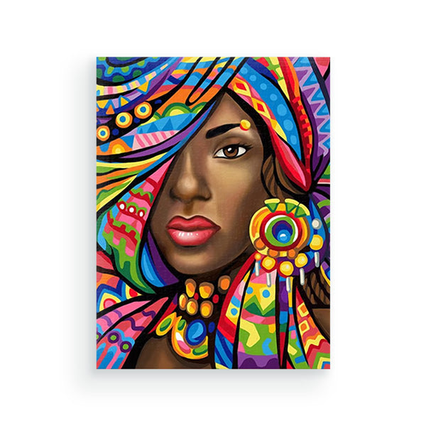 Moeder Afrika - Schilderen op nummers