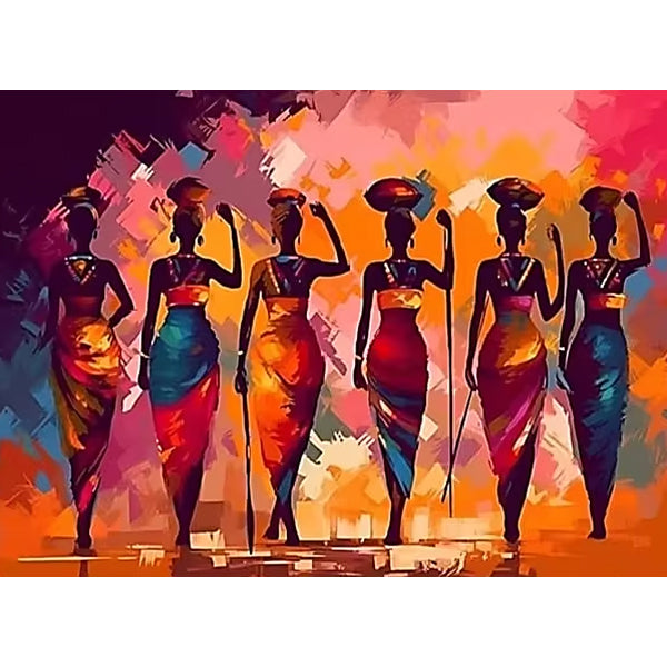 Afrikaanse Vrouwen - Schilderen op nummers