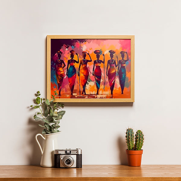 Afrikaanse Vrouwen - Schilderen op nummers