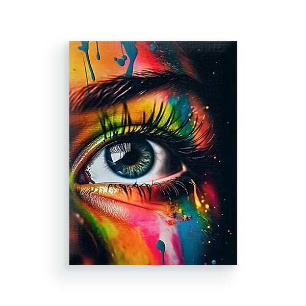 Colorful Eye - Schilderen op nummers