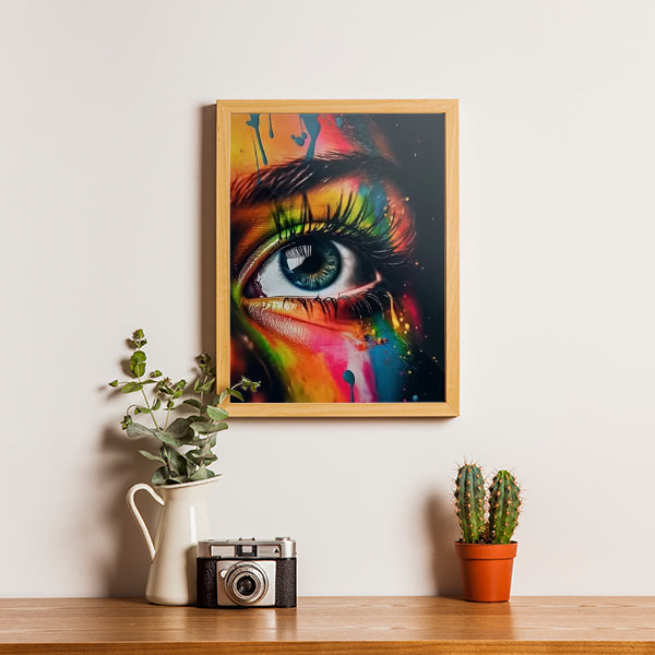 Colorful Eye - Schilderen op nummers