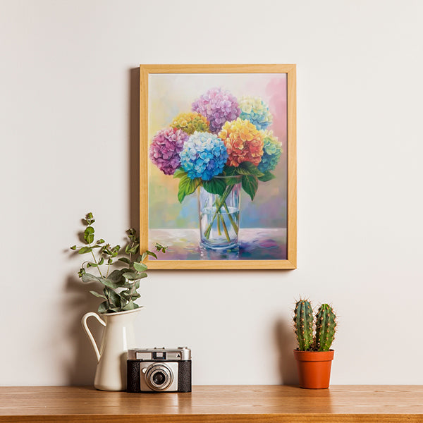 Hortensia - Schilderen op nummers