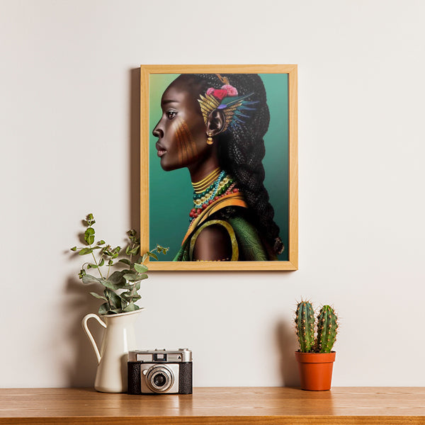 Tribal Beauty - Schilderen op nummers