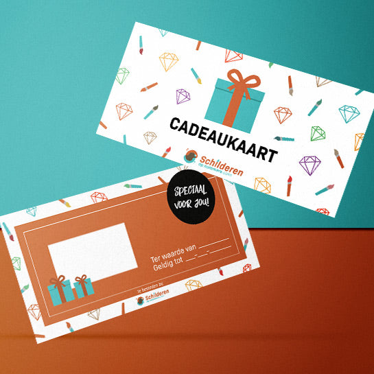 Cadeaukaart van SchilderenOpNummers.com - Bepaal zelf het bedrag!