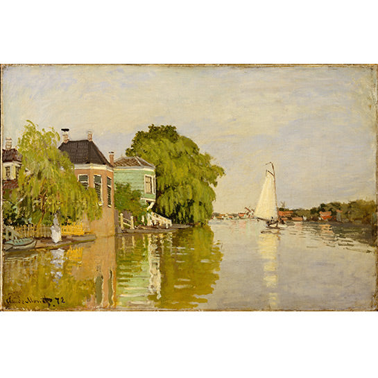 Claude Monet Houses On The Achterzaan