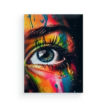 Colorful Eye - Schilderen op nummers