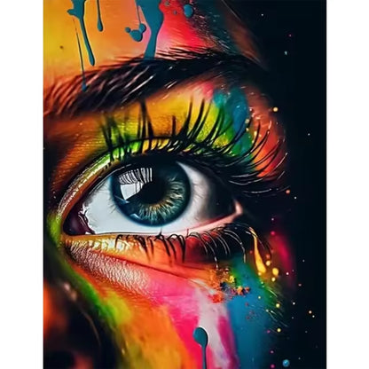 Colorful Eye - Schilderen op nummers