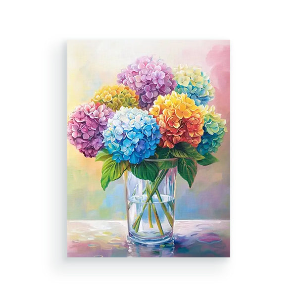 Hortensia - Schilderen op nummers