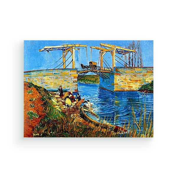 Van Gogh - De brug van Langlois met wassende vrouwen - Schilderen op nummers