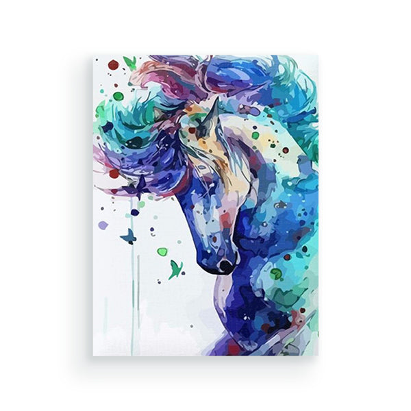 Colourful horse - schilderen op nummers